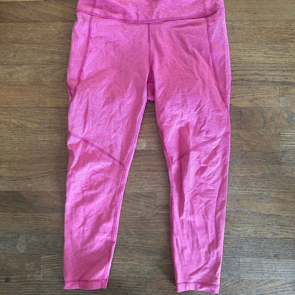 Outdoor Voices 3/4 length Hot pink Leggings